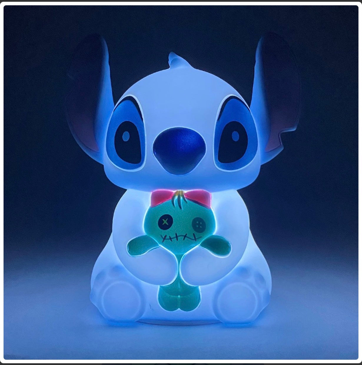 Stitch che si illumina lampada