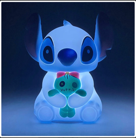 Stitch che si illumina lampada