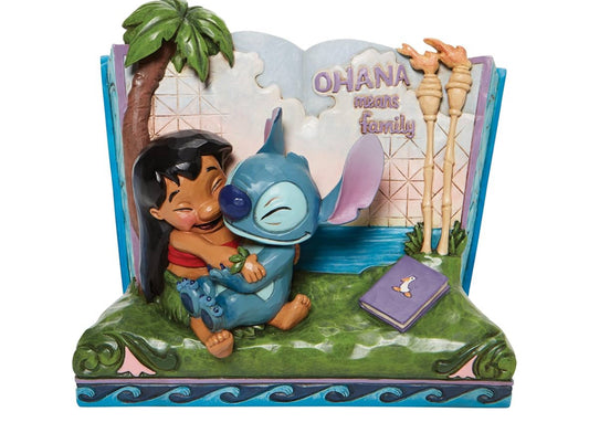 Statuetta Lilo & Stitch Libro di fiabe Enesco
