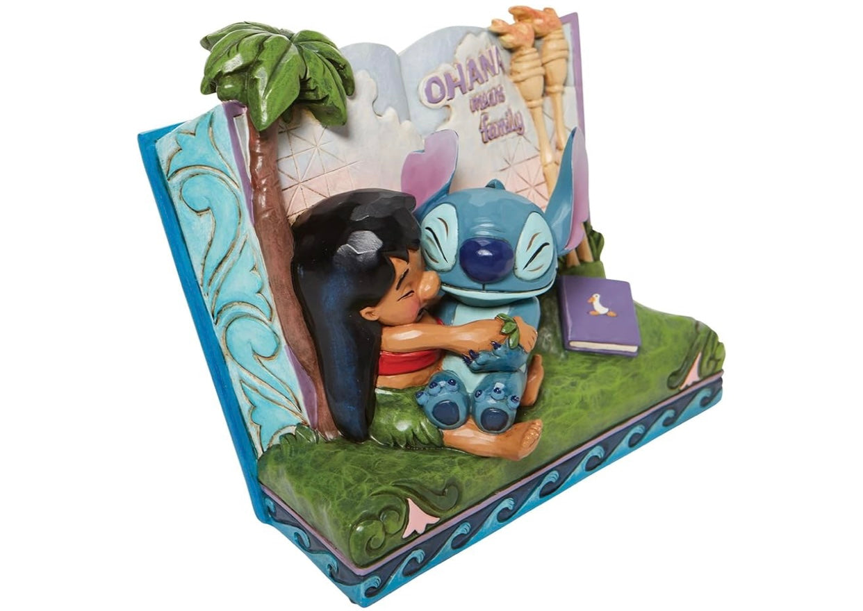 Statuetta Lilo & Stitch Libro di fiabe Enesco