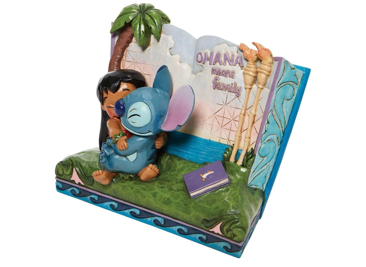 Statuetta Lilo & Stitch Libro di fiabe Enesco
