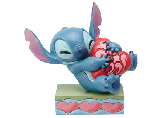 Statuetta Stitch Con Un Cuore - Disney Traditions