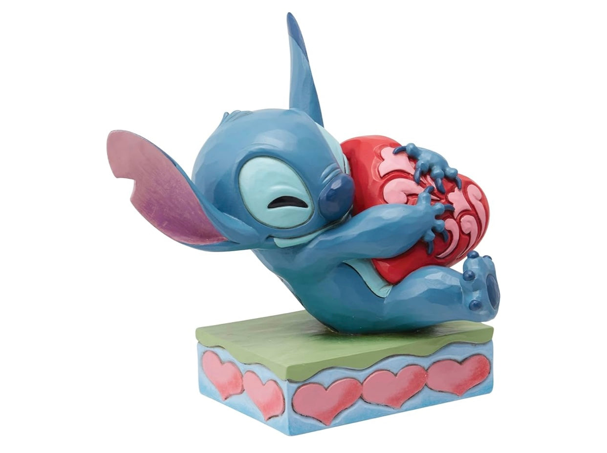 Statuetta Stitch Con Un Cuore - Disney Traditions