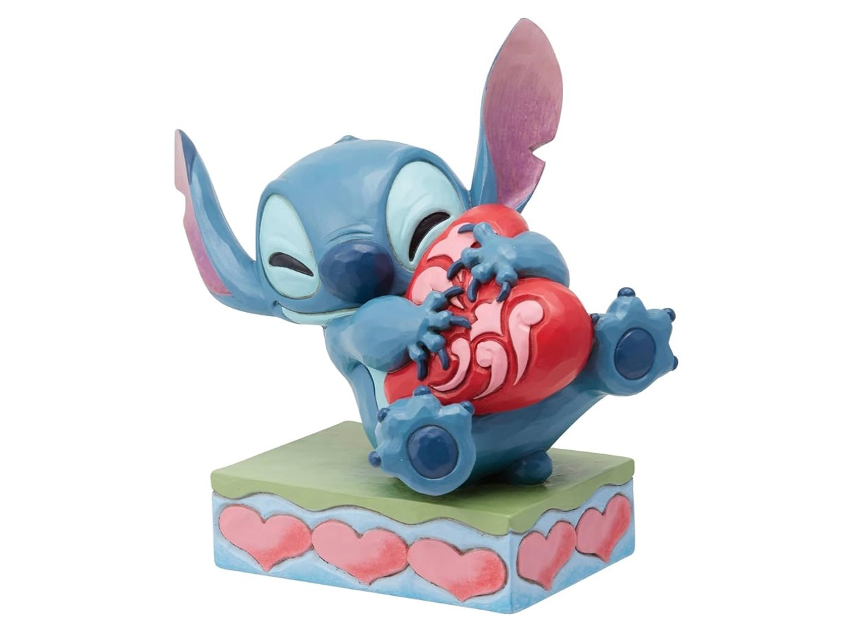 Statuetta Stitch Con Un Cuore - Disney Traditions