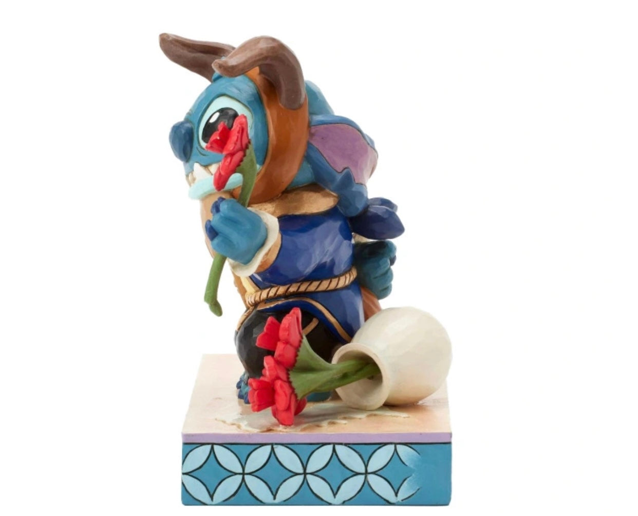 Statuetta Stitch Vestito Da Bestia - Disney Traditions