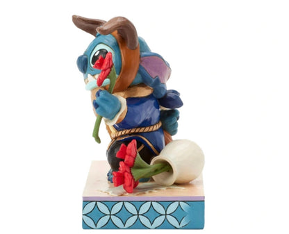 Statuetta Stitch Vestito Da Bestia - Disney Traditions