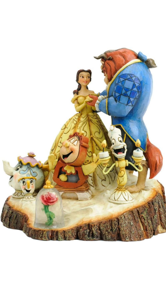 Statua Disney traditions: La Bella e la Bestia