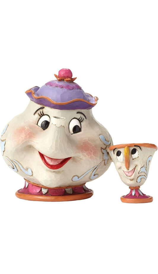 Mrs Bric ( Mrs Potts ) e Chicco della Bella e la Bestia
