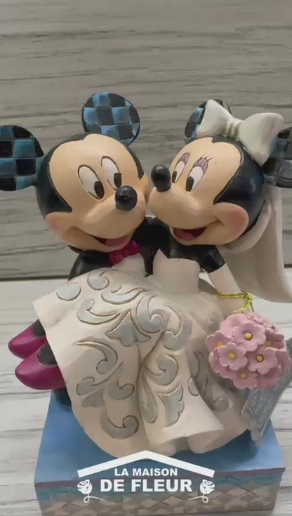 Statua Disney Traditions di Minnie e Topolino